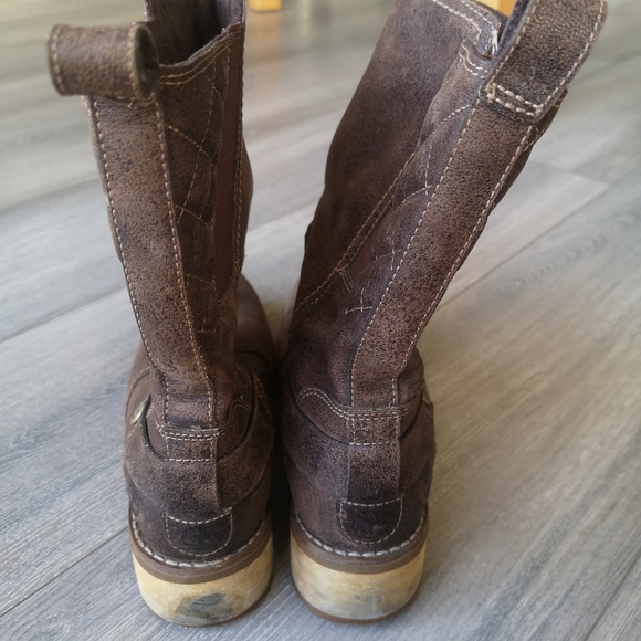 Timberland Waterproof Quilted Earthkeeper Slip On Mid Calf Boot Womens Brown 7.5 - Picture 5 of 16